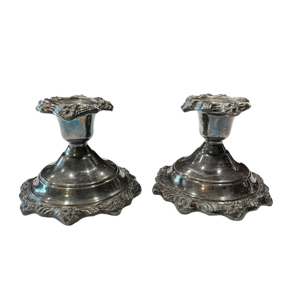 Vintage Sheridan E.P.S Silver Plated Candle Candlestick Holder 4” - Picture 2 of 10